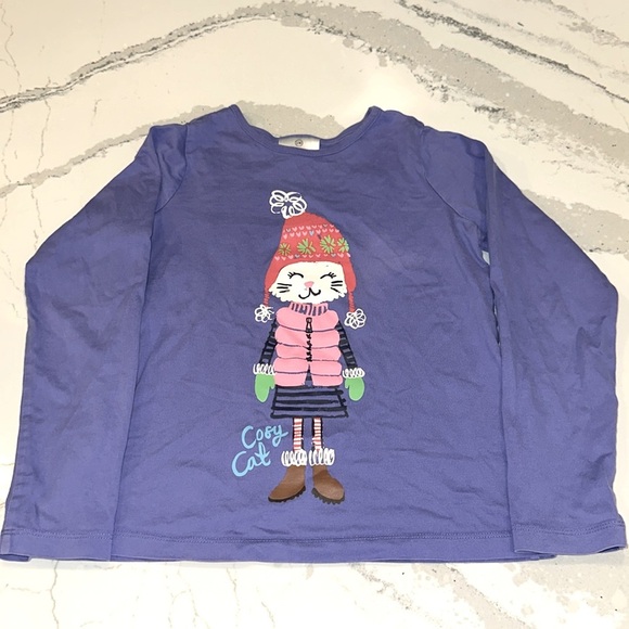 BNWOT Hanna Andersson Long Sleeve T-shirt - size 130 (US 8) - Picture 1 of 3